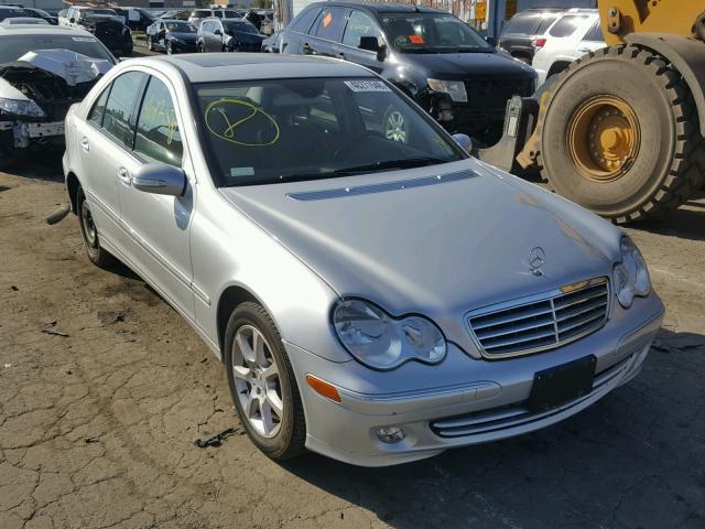 WDBRF92H07F892141 - 2007 MERCEDES-BENZ C 280 4MAT SILVER photo 1