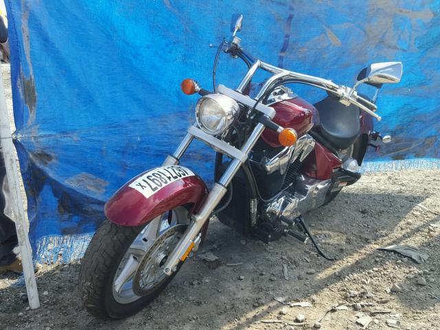 JH2SC6601AK000693 - 2010 HONDA VT1300 CR BURGUNDY photo 2