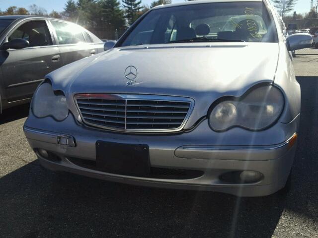 WDBRF61J33F429357 - 2003 MERCEDES-BENZ C 240 SILVER photo 9