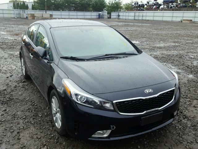 3KPFL4A7XHE045387 - 2017 KIA FORTE LX BLACK photo 1