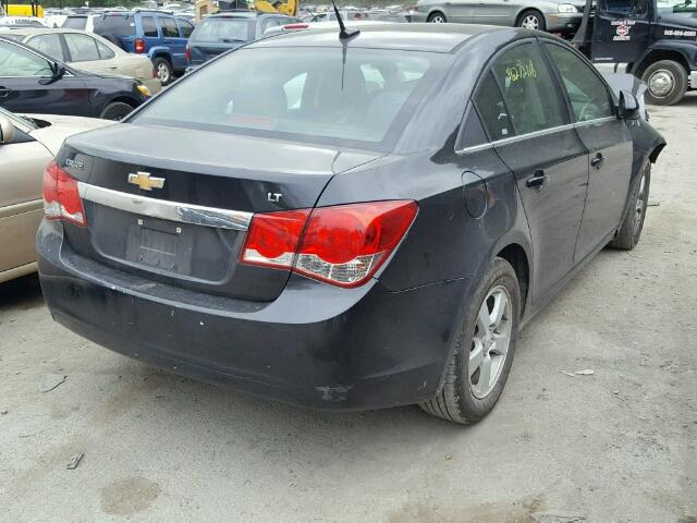 1G1PF5SC6C7388051 - 2012 CHEVROLET CRUZE LT BLACK photo 4