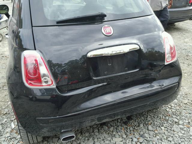 3C3CFFAR3FT750374 - 2015 FIAT 500 POP BLACK photo 9