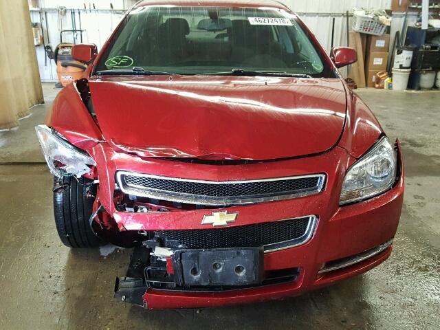 1G1ZC5E06CF306070 - 2012 CHEVROLET MALIBU 1LT 红色 照片 9