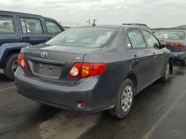 1NXBU4EE4AZ374674 - 2010 TOYOTA COROLLA BA CHARCOAL photo 4