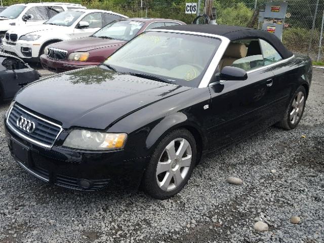 WAUAC48H76K008099 - 2006 AUDI A4 1.8 CAB BLACK photo 2