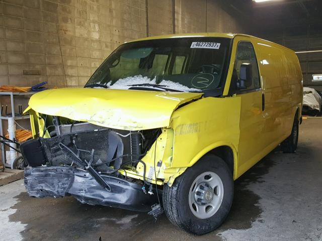 1GCZGUCG1C1114333 - 2012 CHEVROLET EXPRESS G3 YELLOW photo 2