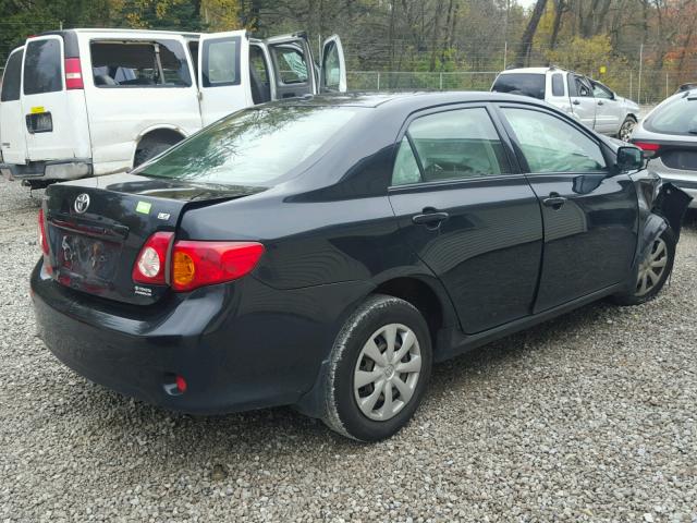 JTDBU4EE4AJ063896 - 2010 TOYOTA COROLLA BA BLACK photo 4