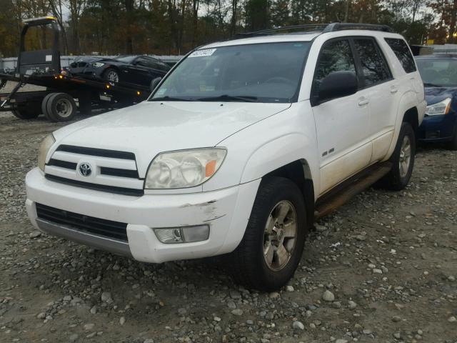 JTEBU14R640032948 - 2004 TOYOTA 4RUNNER SR WHITE photo 2