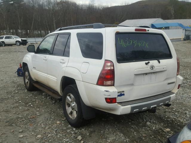 JTEBU14R640032948 - 2004 TOYOTA 4RUNNER SR WHITE photo 3