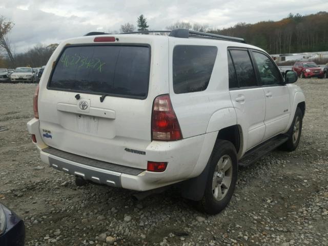 JTEBU14R640032948 - 2004 TOYOTA 4RUNNER SR WHITE photo 4