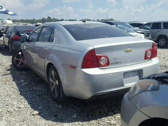 1G1ZC5E16BF212231 - 2011 CHEVROLET MALIBU 1LT SILVER photo 3