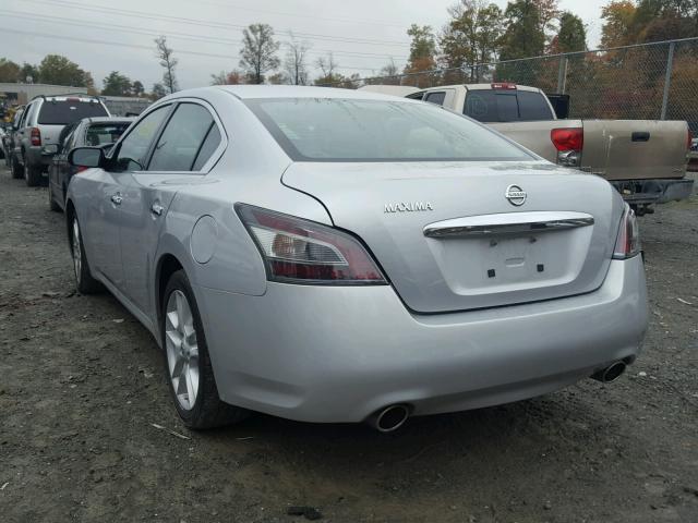 1N4AA5AP7DC830477 - 2013 NISSAN MAXIMA S Argent photo 3