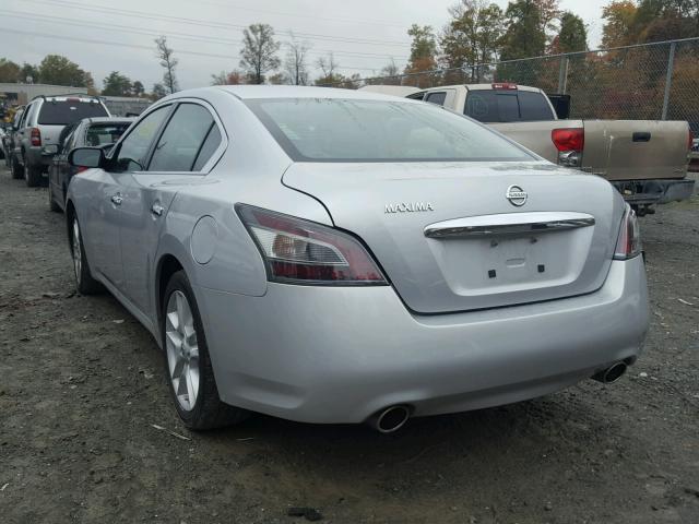 1N4AA5AP7DC830477 - 2013 NISSAN MAXIMA S SILVER photo 3