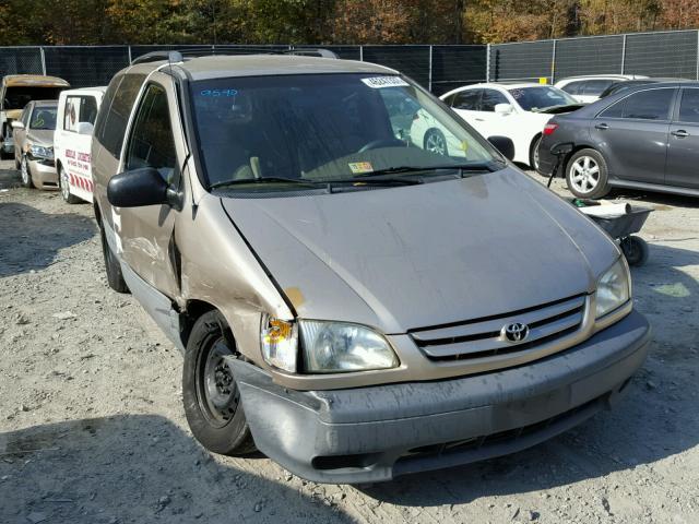 4T3ZF13C82U424235 - 2002 TOYOTA SIENNA LE TAN photo 1