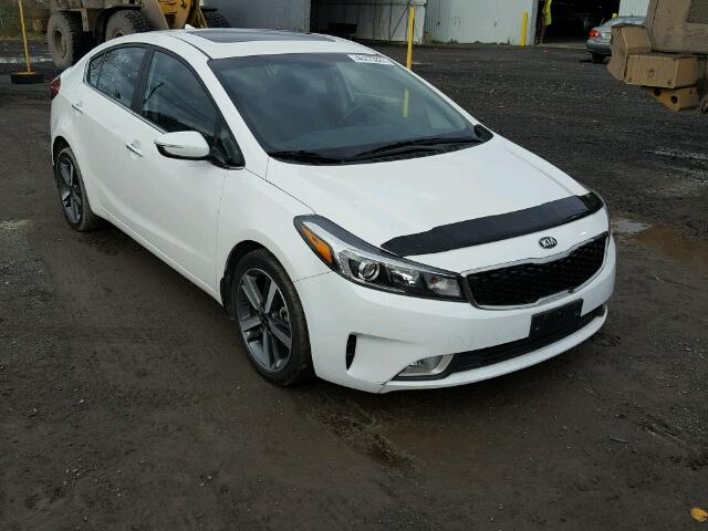 3KPFL4A81HE006485 - 2017 KIA FORTE EX WHITE photo 1