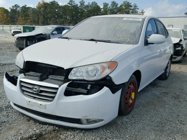 KMHDU46D38U493079 - 2008 HYUNDAI ELANTRA GL WHITE photo 2