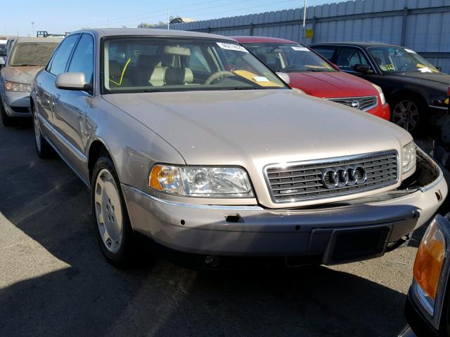 WAUFL54D7YN010547 - 2000 AUDI A8 QUATTRO CREAM photo 1