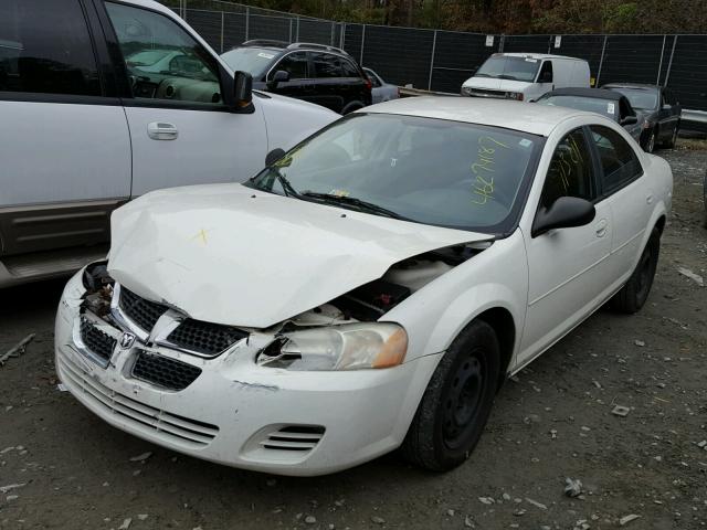 1B3AL46R36N172917 - 2006 DODGE STRATUS SX WHITE photo 2