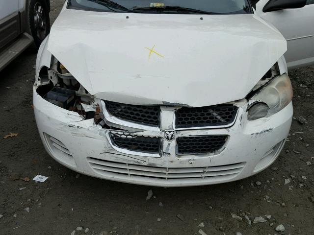 1B3AL46R36N172917 - 2006 DODGE STRATUS SX WHITE photo 7