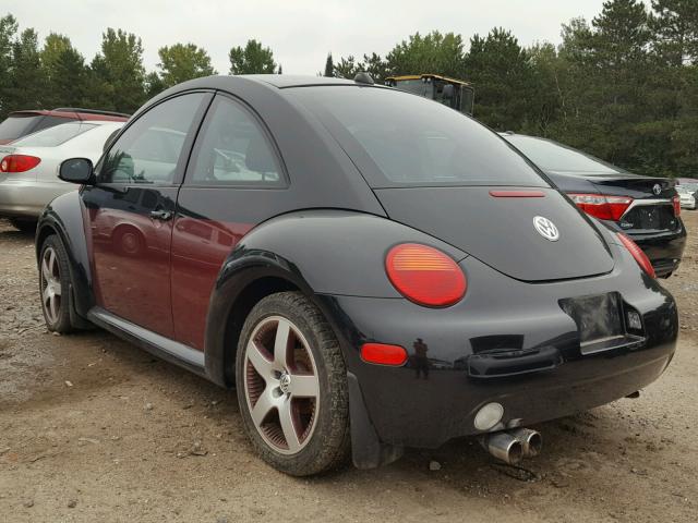 3VWCK31C95M405809 - 2005 VOLKSWAGEN NEW BEETLE 黑色 照片 3