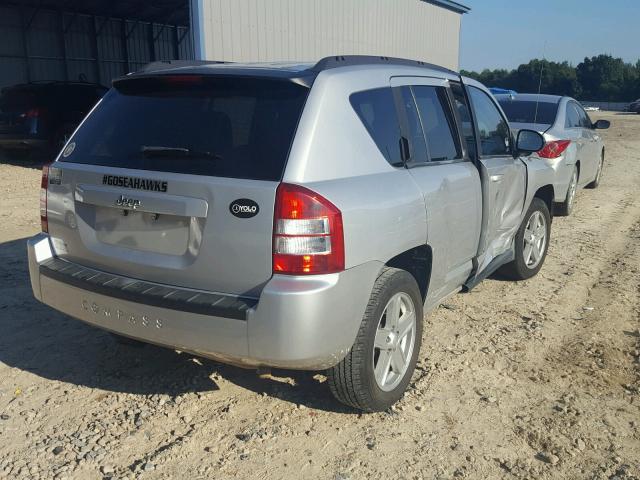 1J4NT4FB5AD612003 - 2010 JEEP COMPASS SP SILVER photo 4