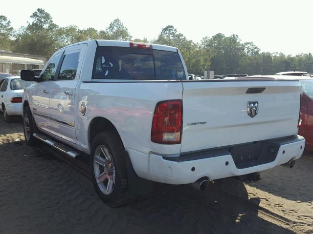 1C6RD6PT4CS329704 - 2012 DODGE RAM 1500 L WHITE photo 3