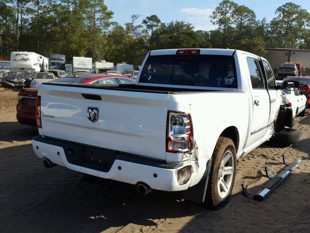 1C6RD6PT4CS329704 - 2012 DODGE RAM 1500 L WHITE photo 4