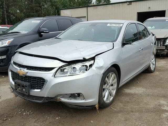 1G11H5SL2EF128478 - 2014 CHEVROLET MALIBU LTZ 银色 照片 2