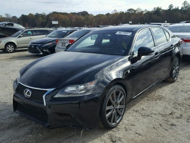 JTHCE1BL4E5024970 - 2014 LEXUS GS 350 BLACK photo 2