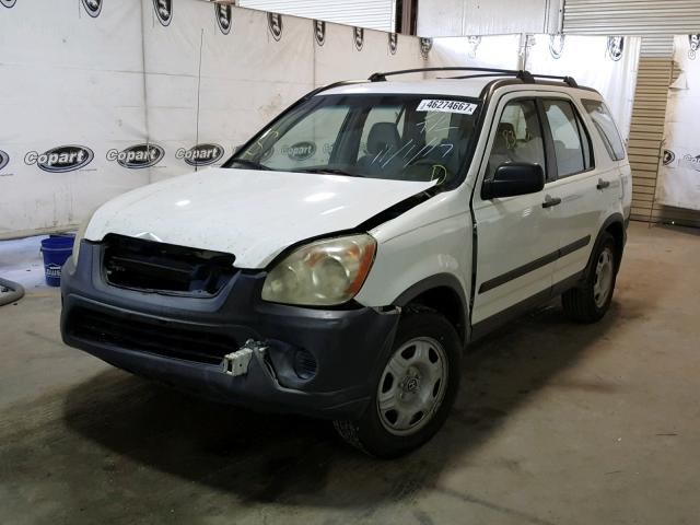 SHSRD68516U407973 - 2006 HONDA CR-V WHITE photo 2