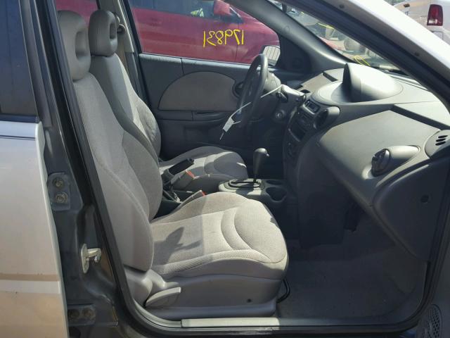 1G8AG52F44Z147030 - 2004 SATURN ION LEVEL SILVER photo 5