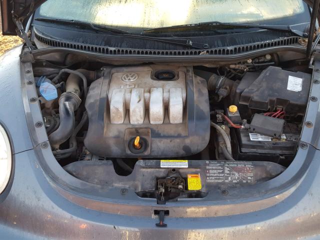 3VWCR31C25M408112 - 2005 VOLKSWAGEN NEW BEETLE Boz foto 7