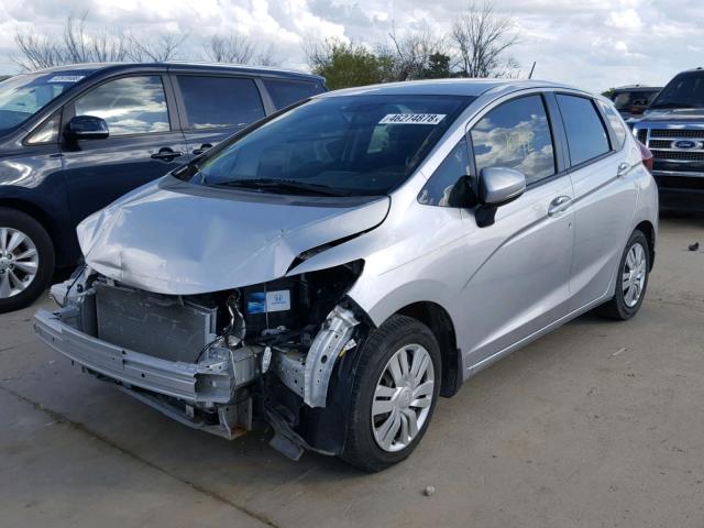 3HGGK5H57FM757779 - 2015 HONDA FIT LX SILVER photo 2