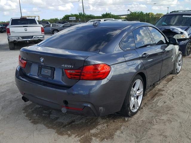 WBA4A7C52FD415995 - 2015 BMW 428 XI BLACK photo 4