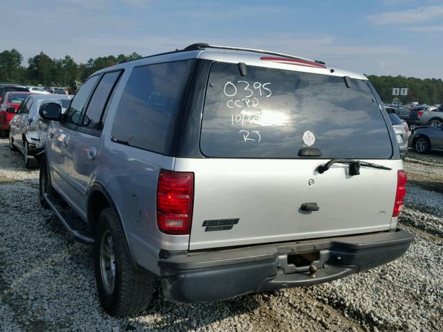 1FMRU15L01LA50395 - 2001 FORD EXPEDITION SILVER photo 3