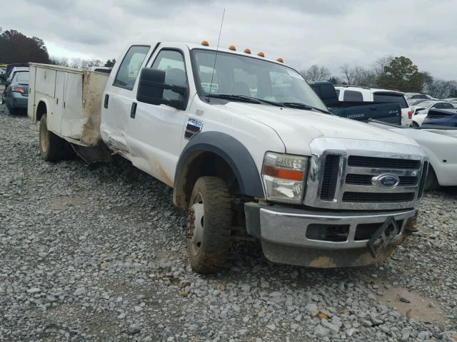 1FDXW47R78EE14296 - 2008 FORD F450 SUPER WHITE photo 1