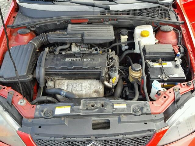 KL5JD66Z48K800954 - 2008 SUZUKI RENO RED photo 7