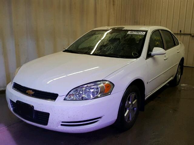 2G1WT58K769214530 - 2006 CHEVROLET IMPALA WHITE photo 2