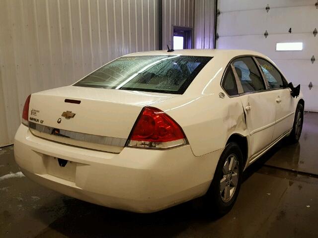 2G1WT58K769214530 - 2006 CHEVROLET IMPALA WHITE photo 4