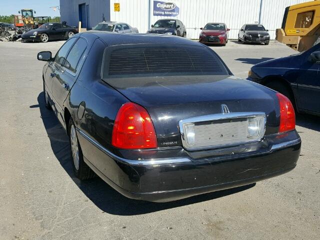 1LNHM81W57Y607379 - 2007 LINCOLN TOWN CAR BLACK photo 3