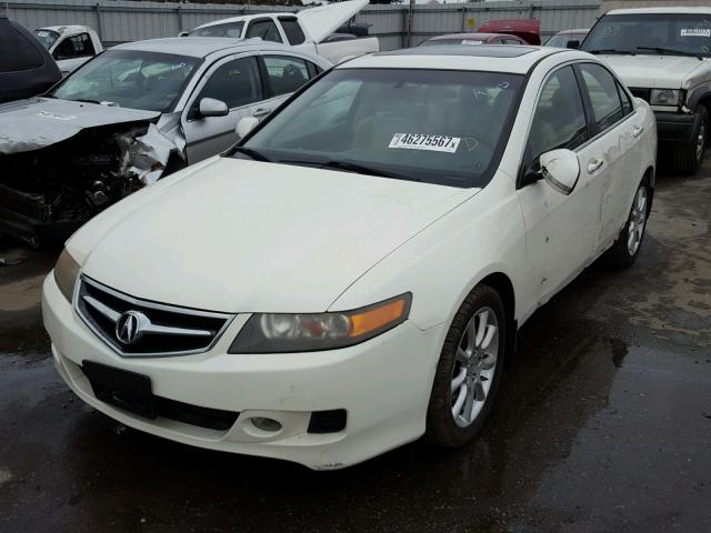 JH4CL96827C004810 - 2007 ACURA TSX WHITE photo 2