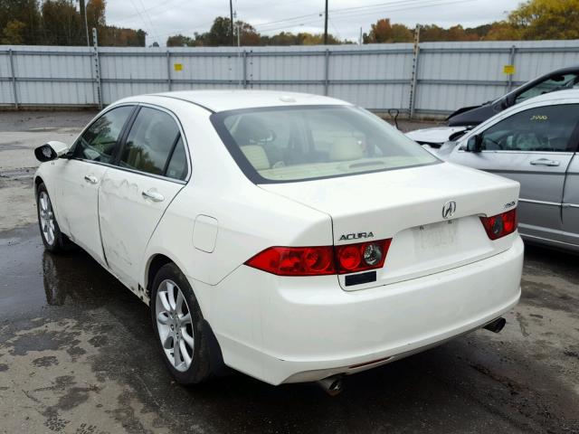 JH4CL96827C004810 - 2007 ACURA TSX WHITE photo 3