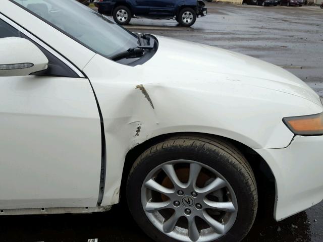 JH4CL96827C004810 - 2007 ACURA TSX WHITE photo 9