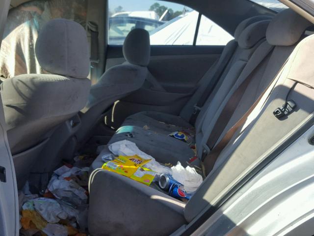 4T1BE46K09U329194 - 2009 TOYOTA CAMRY BASE SILVER photo 6