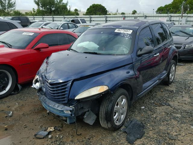 3C8FY68B13T604853 - 2003 CHRYSLER PT CRUISER BLUE photo 2