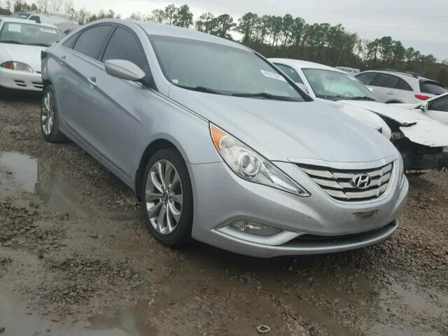 5NPEC4AC7DH688360 - 2013 HYUNDAI SONATA SE SILVER photo 1