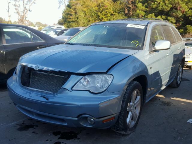 2A8GM68X88R609001 - 2008 CHRYSLER PACIFICA T BLUE photo 2