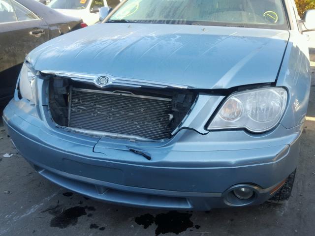 2A8GM68X88R609001 - 2008 CHRYSLER PACIFICA T BLUE photo 9