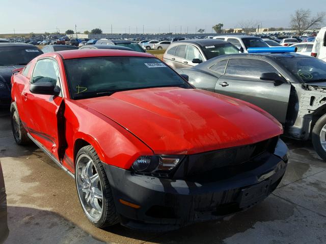 1ZVBP8AM0C5228590 - 2012 FORD MUSTANG RED photo 1