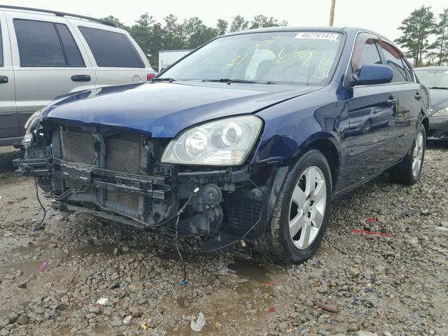 KNAGE123875146542 - 2007 KIA OPTIMA BLUE photo 2